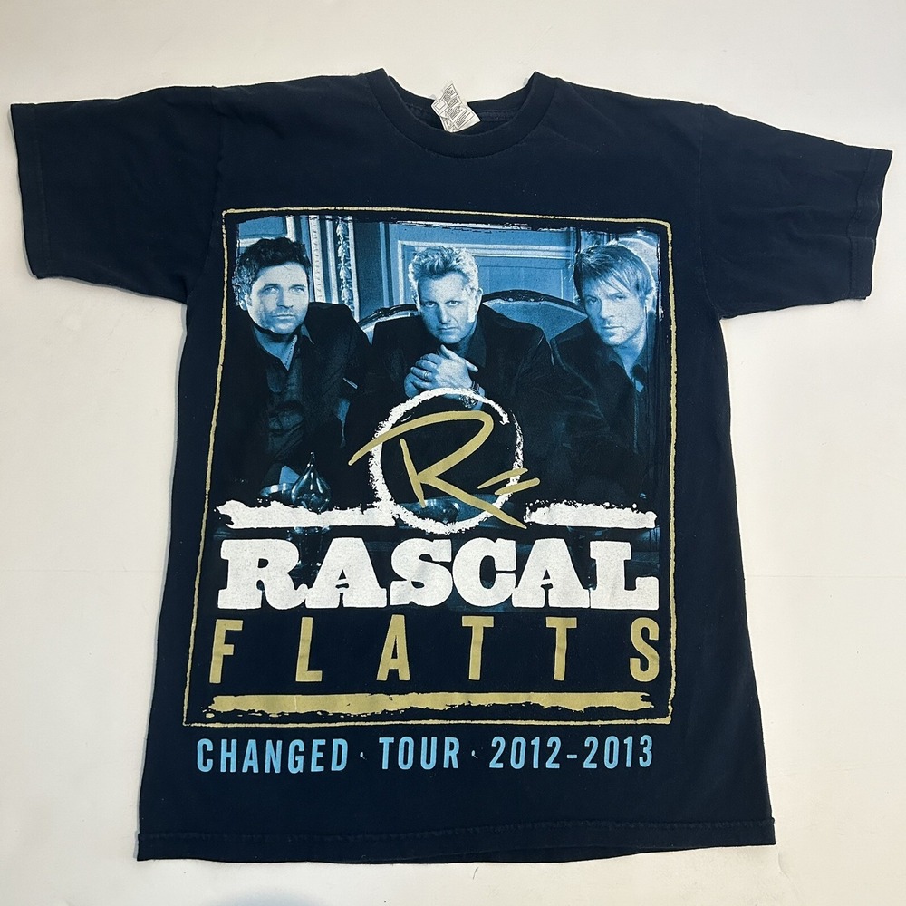 Rascal Flatts Changed Concert Tour 2012 2013 T Shirt Mens Small Black Alstyle